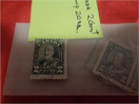 20 - CANADIAN TWO CENT STAMPS