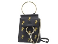 Chloe Horse Print Shoulder Bag