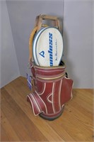 Golf Bag Wastebasket & Raquets