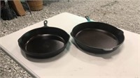 (2) Griswold Cast Iron Skillets