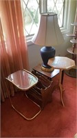 Small End Table, Plant Stand, lamp, variety