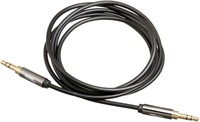 3.5mm Male to Male Stereo Audio Aux Cable, 4'