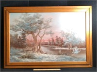 Framed Oil Painting