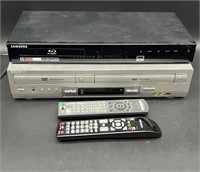 BLU RAY PLAYER & DVD / VHS COMBO