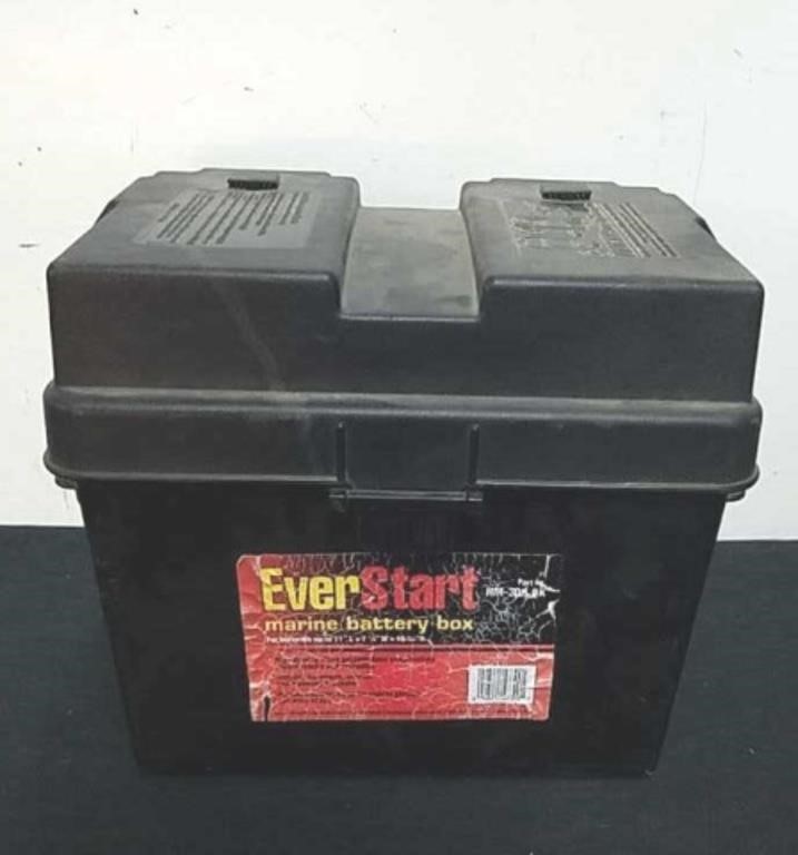Everstart marine battery box