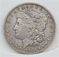 1901-O Morgan Silver Dollar - VF