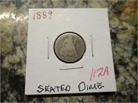 1889 Seated Dime