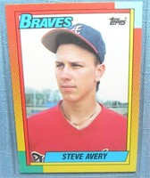 Vintage Steve Avery all star rookie baseball card