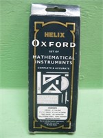 Helix Oxford Mathematical Instruments Set In Tin