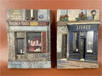 Set of 2 French Store Decorative Wall Decor