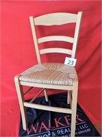 Woven Bottom Ladder Back Chair