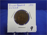 1871 Prince Edward Island One Cent