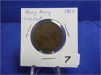 1865 Hong Kong One Cent