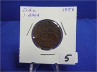 1858 India 1 Anna