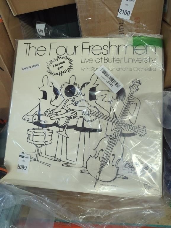 Two record set. The Fourn Freshmen. Live at
