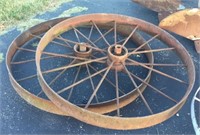 Iron wagon wheels