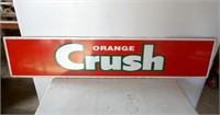 Orange Crush Metal Sign