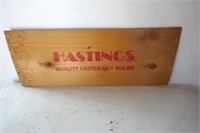 Hastings Wood Sign 23 1/2"x9"