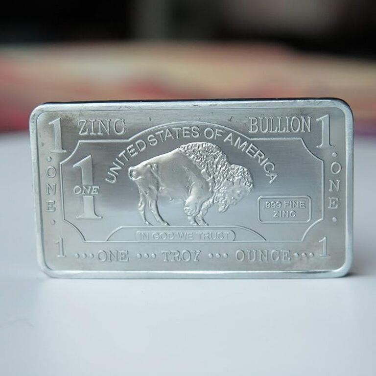 1 oz One Troy Ounce USA American Buffalo .999 Fine