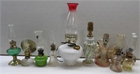 Lot of Small Glass Lamps