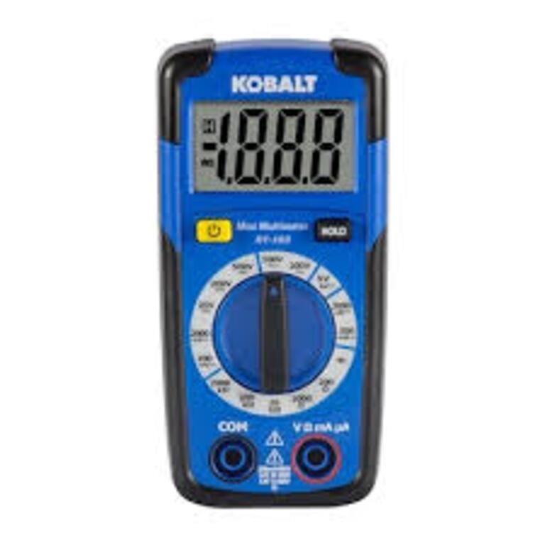 Kobalt Digital Display Multimeter 0.2 Amp 500v