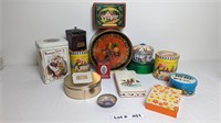ASSORTED COLLECTIBLE TINS