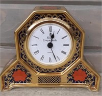 Royal Crown Derby Clock, needs battery