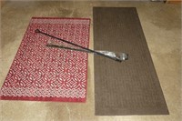 Two Mats & Two Venus 1-2cm Metal Curtain Rods