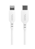 onn. 3' Lightning to USB-C Charging and Data Cable