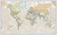 Maps International Giant World Map - Classic Large