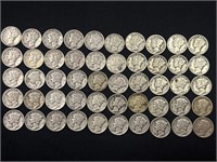 50 Mercury Head Dimes