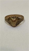 14k Gold D&Son Lion Ring