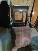 EMPIRE CLAW FOOT ROCKING CHAIR - NO SEAT, BASE