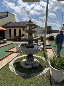 Fountain 9 pcs.  Works 48” bottom bowl and top