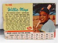 1962 POST CEREAL WILLIE MAYS #142 POOR COND
