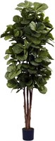Nearly Natural 6ft Fiddle Leaf Fig Artificial Tree
