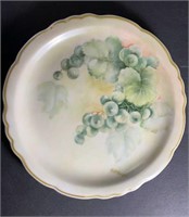 Shenango Gifford Grape Design Plate Ceramic