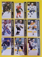 2021-22 UD Young Guns Rookie Cards - Lot of 9