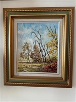 Framed Signed Original WS Salter Nature Painting