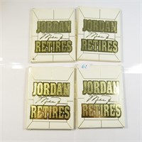 Unopened Jordan Retires Gold Cards