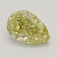 2.01ct,Yellow/VVS2,Pear cut GIA Diamond