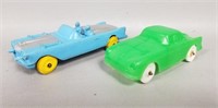 Two Vintage Auburn Rubber Co. Car Toys