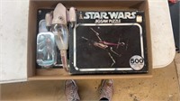 Stars wars sealed puzzle and vehicle plus figure