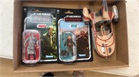 Star Wars Han Solo and Kuiil plus landspeeder