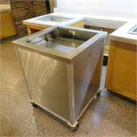 Metal Dish Cart