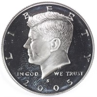 2005-S 90% Silver Proof Kennedy Half Dollar