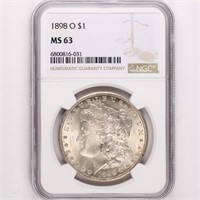 1902-O Morgan Dollar NGC MS63