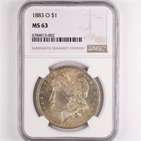 1883-O Morgan Dollar NGC MS63