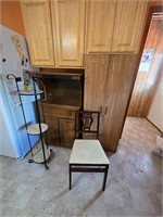 Miscellaneous including chair to cabinets& stand