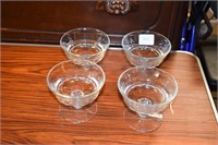 4 Heisy Lariat Cocktail Bowls